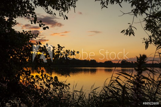 Picture of sonnenuntergang am see